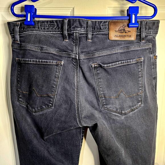 Alberto Pipe DS Dual FX Lefthand Denim Jeans – Regular Fit, Gray, Men's 36x31 - Picture 4 of 8